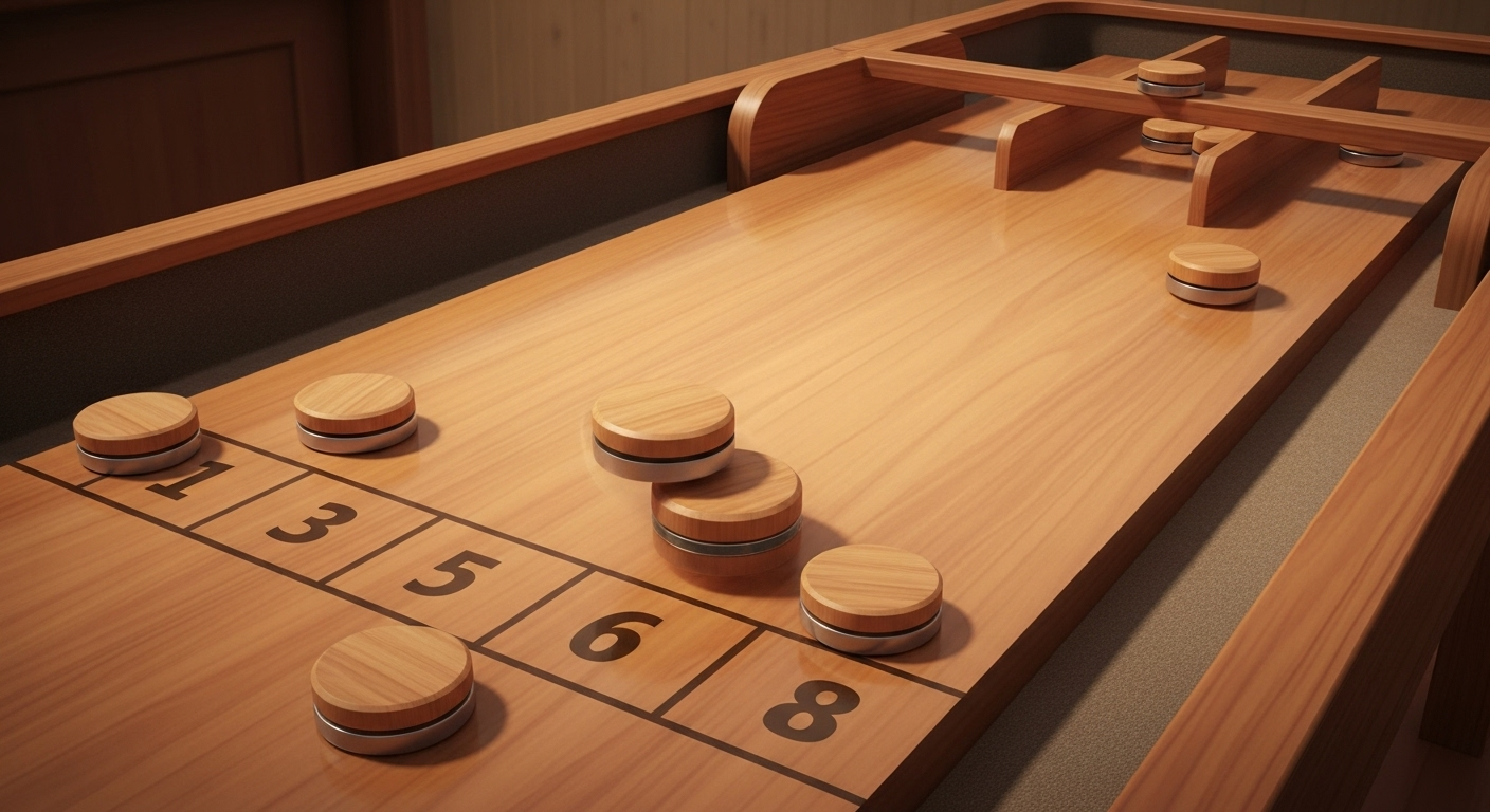 dutch shuffleboard scene